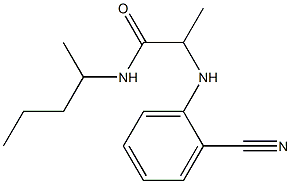 2-[(2-cyanophenyl)amino]-N-(pentan-2-yl)propanamide