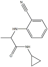 2-[(2-cyanophenyl)amino]-N-cyclopropylpropanamide