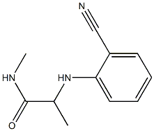 2-[(2-cyanophenyl)amino]-N-methylpropanamide