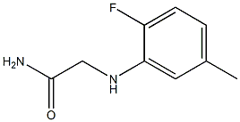  2-[(2-fluoro-5-methylphenyl)amino]acetamide