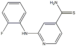 2-[(2-fluorophenyl)amino]pyridine-4-carbothioamide
