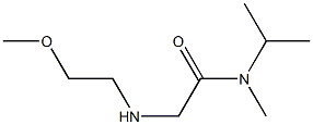 2-[(2-methoxyethyl)amino]-N-methyl-N-(propan-2-yl)acetamide