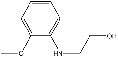 2-[(2-methoxyphenyl)amino]ethan-1-ol,,结构式