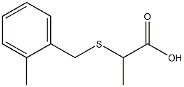 2-[(2-methylbenzyl)thio]propanoic acid Structure