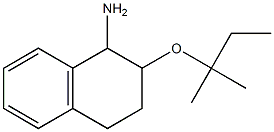 2-[(2-methylbutan-2-yl)oxy]-1,2,3,4-tetrahydronaphthalen-1-amine,,结构式