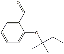 2-[(2-methylbutan-2-yl)oxy]benzaldehyde 结构式