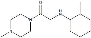 2-[(2-methylcyclohexyl)amino]-1-(4-methylpiperazin-1-yl)ethan-1-one Struktur