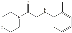 2-[(2-methylphenyl)amino]-1-(morpholin-4-yl)ethan-1-one|