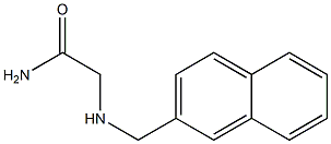 2-[(2-naphthylmethyl)amino]acetamide 化学構造式