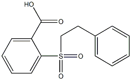 2-[(2-phenylethyl)sulfonyl]benzoic acid Struktur