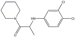 2-[(3,4-dichlorophenyl)amino]-1-(piperidin-1-yl)propan-1-one