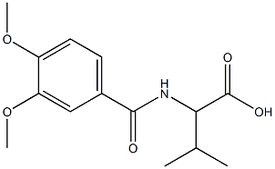 2-[(3,4-dimethoxybenzoyl)amino]-3-methylbutanoic acid