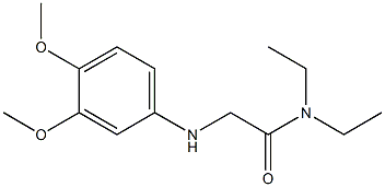 2-[(3,4-dimethoxyphenyl)amino]-N,N-diethylacetamide|