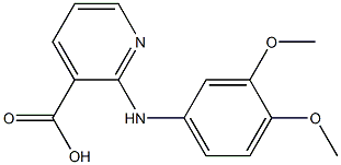 2-[(3,4-dimethoxyphenyl)amino]pyridine-3-carboxylic acid|
