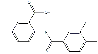 2-[(3,4-dimethylbenzene)amido]-5-methylbenzoic acid