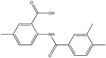  2-[(3,4-dimethylbenzene)amido]-5-methylbenzoic acid