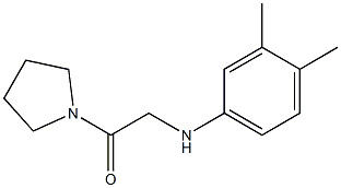 2-[(3,4-dimethylphenyl)amino]-1-(pyrrolidin-1-yl)ethan-1-one