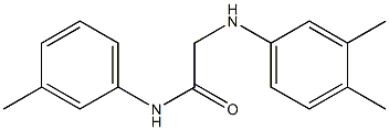 2-[(3,4-dimethylphenyl)amino]-N-(3-methylphenyl)acetamide|