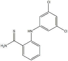 2-[(3,5-dichlorophenyl)amino]benzene-1-carbothioamide 结构式