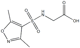 2-[(3,5-dimethyl-1,2-oxazole-4-)sulfonamido]acetic acid|