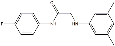 2-[(3,5-dimethylphenyl)amino]-N-(4-fluorophenyl)acetamide