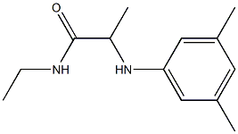 2-[(3,5-dimethylphenyl)amino]-N-ethylpropanamide,,结构式