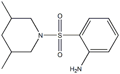 2-[(3,5-dimethylpiperidin-1-yl)sulfonyl]aniline Structure