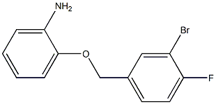 2-[(3-bromo-4-fluorophenyl)methoxy]aniline