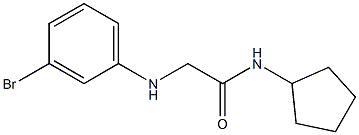 2-[(3-bromophenyl)amino]-N-cyclopentylacetamide