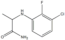 2-[(3-chloro-2-fluorophenyl)amino]propanamide|