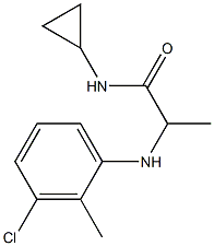  2-[(3-chloro-2-methylphenyl)amino]-N-cyclopropylpropanamide