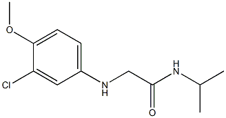 2-[(3-chloro-4-methoxyphenyl)amino]-N-(propan-2-yl)acetamide