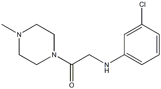 2-[(3-chlorophenyl)amino]-1-(4-methylpiperazin-1-yl)ethan-1-one