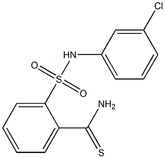  2-[(3-chlorophenyl)sulfamoyl]benzene-1-carbothioamide