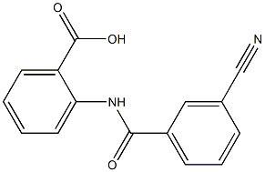 2-[(3-cyanobenzene)(methyl)amido]benzoic acid