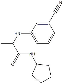 2-[(3-cyanophenyl)amino]-N-cyclopentylpropanamide