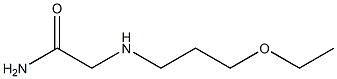 2-[(3-ethoxypropyl)amino]acetamide Struktur