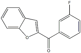 2-[(3-fluorophenyl)carbonyl]-1-benzofuran Struktur