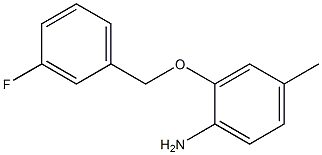 2-[(3-fluorophenyl)methoxy]-4-methylaniline