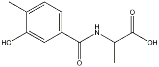 2-[(3-hydroxy-4-methylbenzoyl)amino]propanoic acid