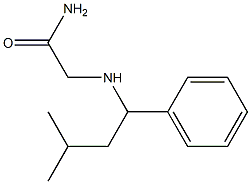 2-[(3-methyl-1-phenylbutyl)amino]acetamide