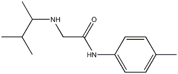 2-[(3-methylbutan-2-yl)amino]-N-(4-methylphenyl)acetamide