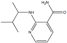 2-[(3-methylbutan-2-yl)amino]pyridine-3-carboxamide Struktur