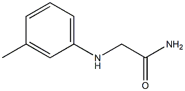 2-[(3-methylphenyl)amino]acetamide 化学構造式