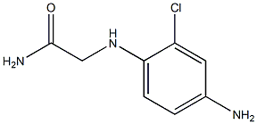 2-[(4-amino-2-chlorophenyl)amino]acetamide,,结构式
