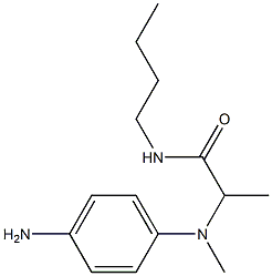 2-[(4-aminophenyl)(methyl)amino]-N-butylpropanamide