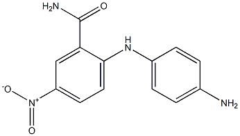 2-[(4-aminophenyl)amino]-5-nitrobenzamide Structure