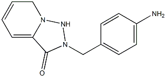 2-[(4-aminophenyl)methyl]-2H,3H-[1,2,4]triazolo[3,4-a]pyridin-3-one Struktur