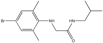 2-[(4-bromo-2,6-dimethylphenyl)amino]-N-(2-methylpropyl)acetamide