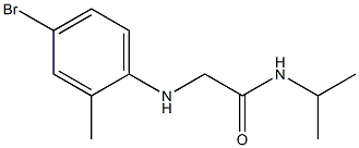 2-[(4-bromo-2-methylphenyl)amino]-N-(propan-2-yl)acetamide